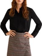 Mango Textured Button-down Shirt