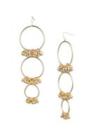 Trina By Trina Turk Vintage Moment 10k Goldtone Beaded Drop Earrings