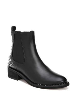 Sam Edelman Dover Slip-on Embellished Leather Boots