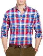 Polo Ralph Lauren Slim-fit Plaid Stretch Oxford Shirt