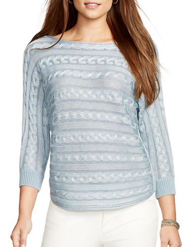 Lauren Ralph Lauren Cable-knit Dolman Sweater
