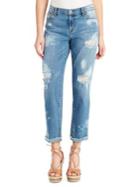 Jessica Simpson Distressed Tapered Jeans