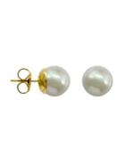 Majorica 12mm White Organic Pearl Stud Earrings