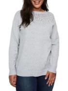 Junarose Plus Wilma Long-sleeve Sweater