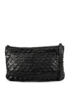 Day And Mood Jamie Leather Clutch