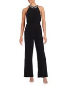 Vince Camuto Solid Sleeveless Jumpsuit