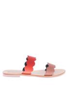 Sol Sana Wave Leather And Suede Slides