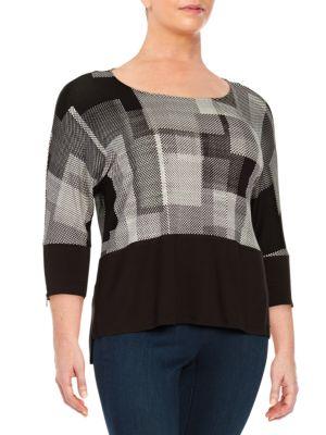 Calvin Klein Plus Plus Dynamic Dolman Top