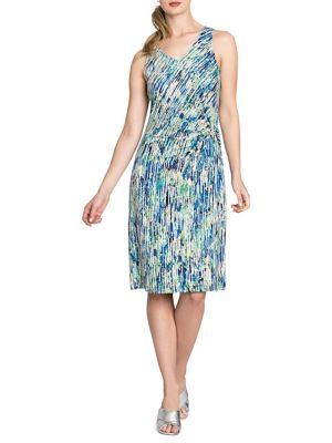 Nic+zoe Sleeveless Mirage Twist Knee-length Dress