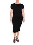 Vince Camuto Plus Short Sleeve Ruched Dress