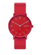Skagen Aaren Kul?r Silicone Strap Chronograph Watch