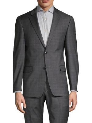 Tommy Hilfiger Plaid Wool-blend Suit Jacket