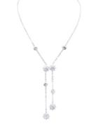 Nina Bologna Crystal Small Flower Y-necklace