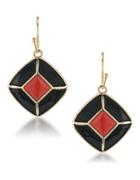 1st And Gorgeous Colorblocked Drop Earrings