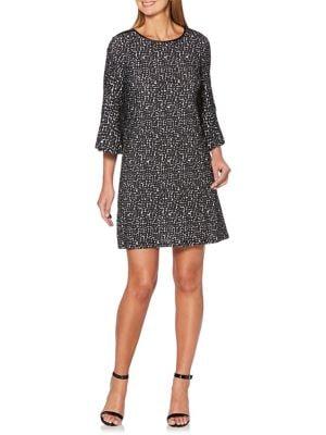 Rafaella Bell-sleeve Shift Dress