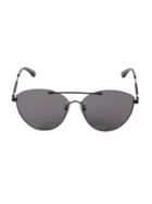 Mcq By Alexander Mcqueen 51mm Double-bar Oval Sunglasses
