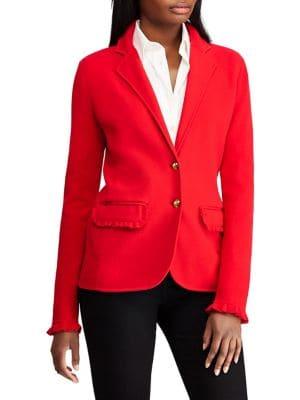 Lauren Ralph Lauren Ruffle-trimmed Blazer