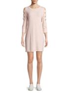 Design Lab Cutout Sweater Dress