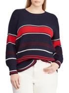 Lauren Ralph Lauren Plus Bishop-sleeve Cotton Sweater