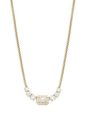 Nadri Zelda Goldtone Crystal Necklace