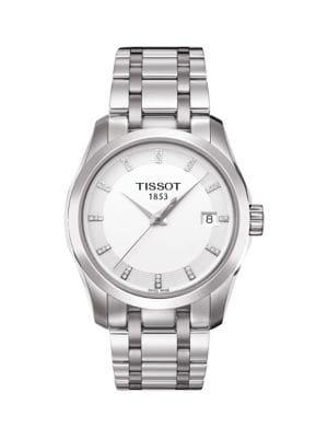 Tissot Special Edition Christmas T-trend Couturier Watch With Diamonds