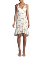 Wayf Embroidered Floral Dress