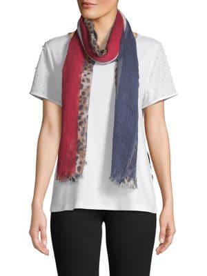 Cejon Mixed-print Scarf