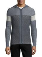 Strellson Hooded Zip-front Sweater