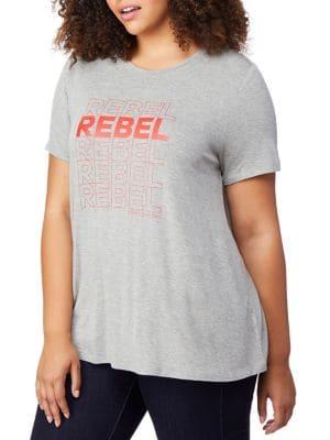 Rebel Wilson X Angels Plus Plus Fitted Graphic Tee