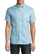 Surfsidesupply Printed Linen Button-down Shirt