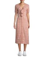 The Fifth Label Realism Gingham Maxi Dress