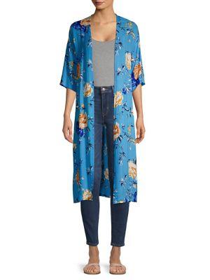 Hiatus Floral Longline Duster Jacket