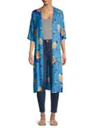 Hiatus Floral Longline Duster Jacket