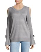 Karl Lagerfeld Paris Chic Cold Shoulder Sweater