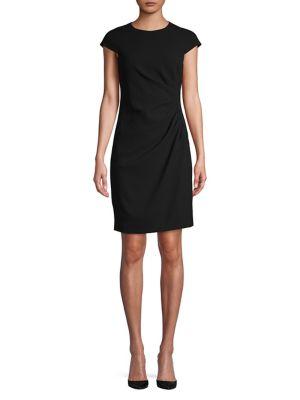 Elie Tahari Natalia Ruched Sheath Dress