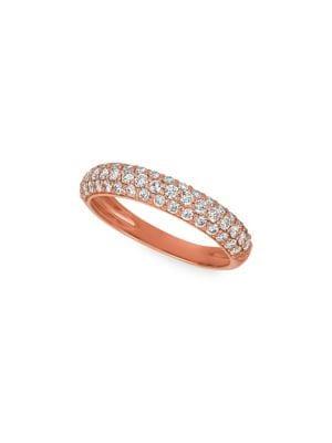 Morris & David 14k Rose Gold & Diamond Ring