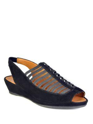 Gentle Souls By Kenneth Cole Lee Peep Toe Slingbacks