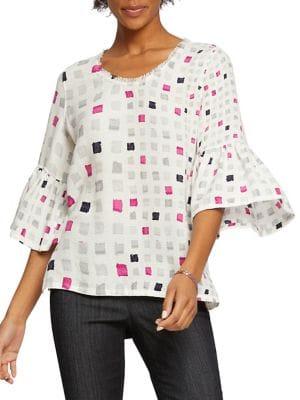 Nic+zoe Orchid Pop Top
