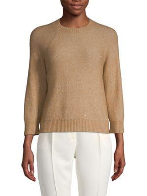 Marella Metallic Wool-blend Sweater