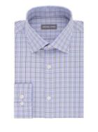 Michael Kors Airsoft Cotton Multi-check Dress Shirt