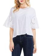 Vince Camuto Eyelet Cotton Blouse
