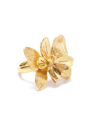 Oscar De La Renta Butterfly Statement Ring