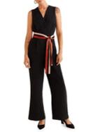 Mango Classic Belted Jumpsuit