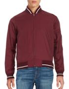 Brooks Brothers Red Fleece Cotton Bomber Jacket