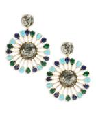 Kate Spade New York Peacock Way Stone-accented Statement Earrings
