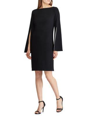 Lauren Ralph Lauren Marisol Slit Sleeve Shift Dress