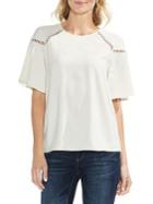 Vince Camuto Ruffled Ladder-trim Blouse