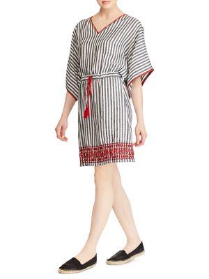 Lauren Ralph Lauren Striped Linen Dress