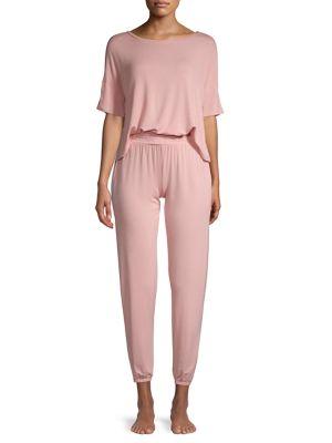 Honeydew Intimates Sun Lover 2-piece French Terry Lounge Tee & Jogger Pants Set
