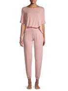 Honeydew Intimates Sun Lover 2-piece French Terry Lounge Tee & Jogger Pants Set